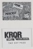 1993 Rock Poster Show KRQR 97.3 FM Two Day Pass Cards - 2