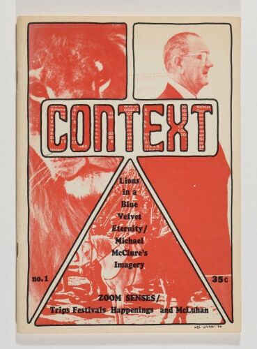 1966 Context Vol. 1 No. 1 Magazine