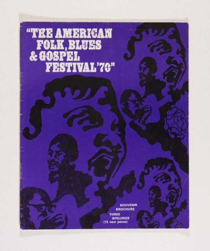 1970 The American Folk Blues & Gospel Festival Program