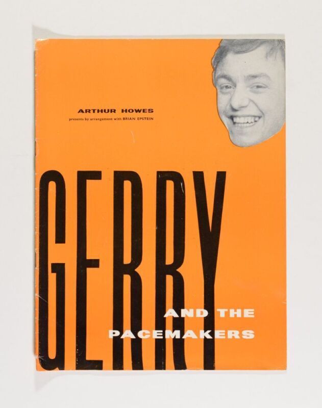 Gerry and the Pacemakers Vintage Concert Program