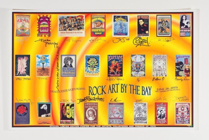 Collection of 2 Rock Art By The Bay Poster Show Signed Posters Excellent & Near Mint 85