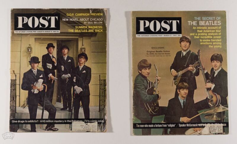 Lot of 2 Beatles Post Magazine Issues