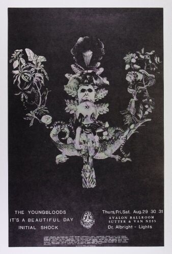 1968 FD-135 Youngbloods Avalon Ballroom Poster