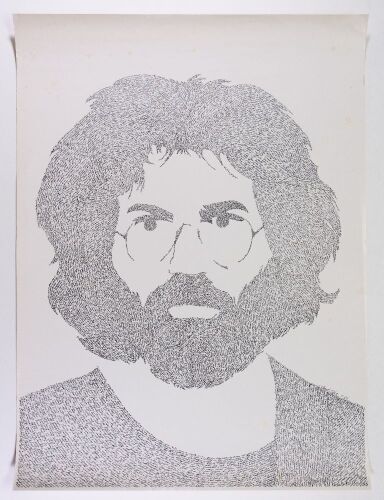 1977 Frank Ware Jerry Garcia Portrait Poster