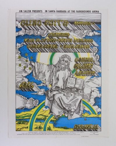 1969 AOR-3.42 Blind Faith Delaney Bonnie & Friends Earl Warren Santa Barbara Poster Excellent 71