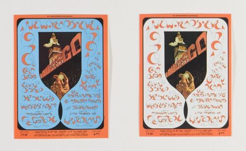 1970 BG-263 Grateful Dead New Years Eve Fillmore West & Winterland Complete Set of 2 Original Tickets Near Mint 81