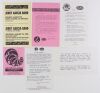 Lot of 6 Grateful Dead Jerry Garcia Band Bill Graham Related Flyers