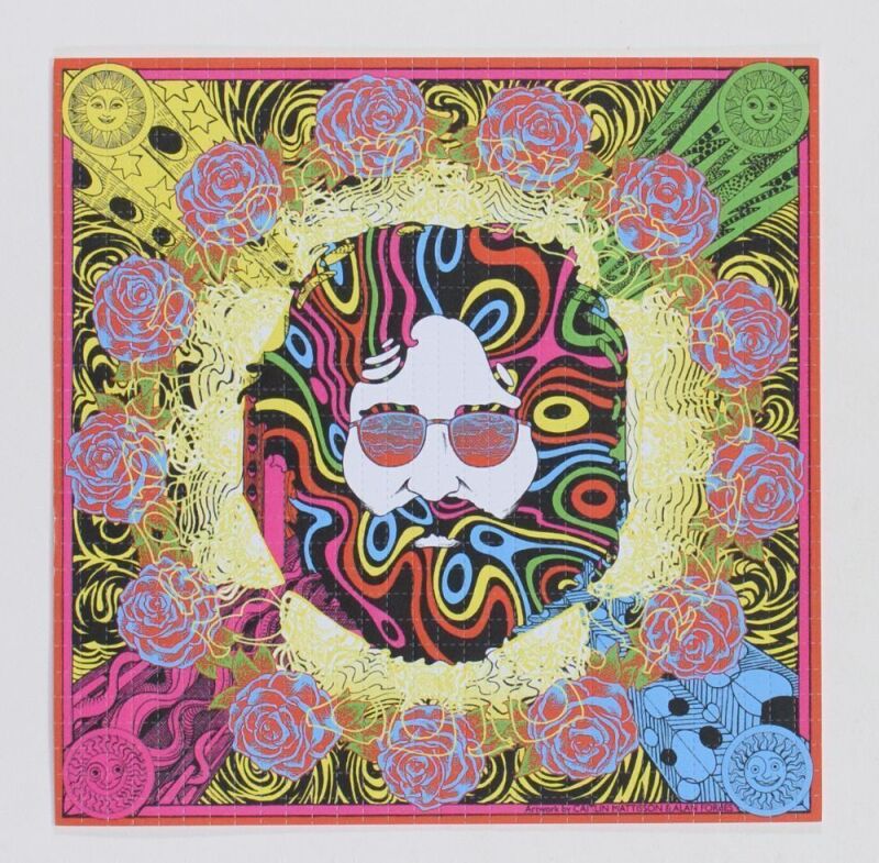 2018 Alan Forbes and Caitlin Mattisson Jerry Garcia Bicycle Day Blotter Art Near Mint 89